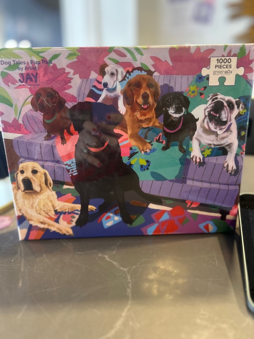 Pup Pals Colorful Dog Puzzle  - Multicolor